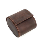 3 - Slot Crazy Horse Leather Watch Roll – Premium Watch Organizer | IGNIS Craft - Ignis Craft