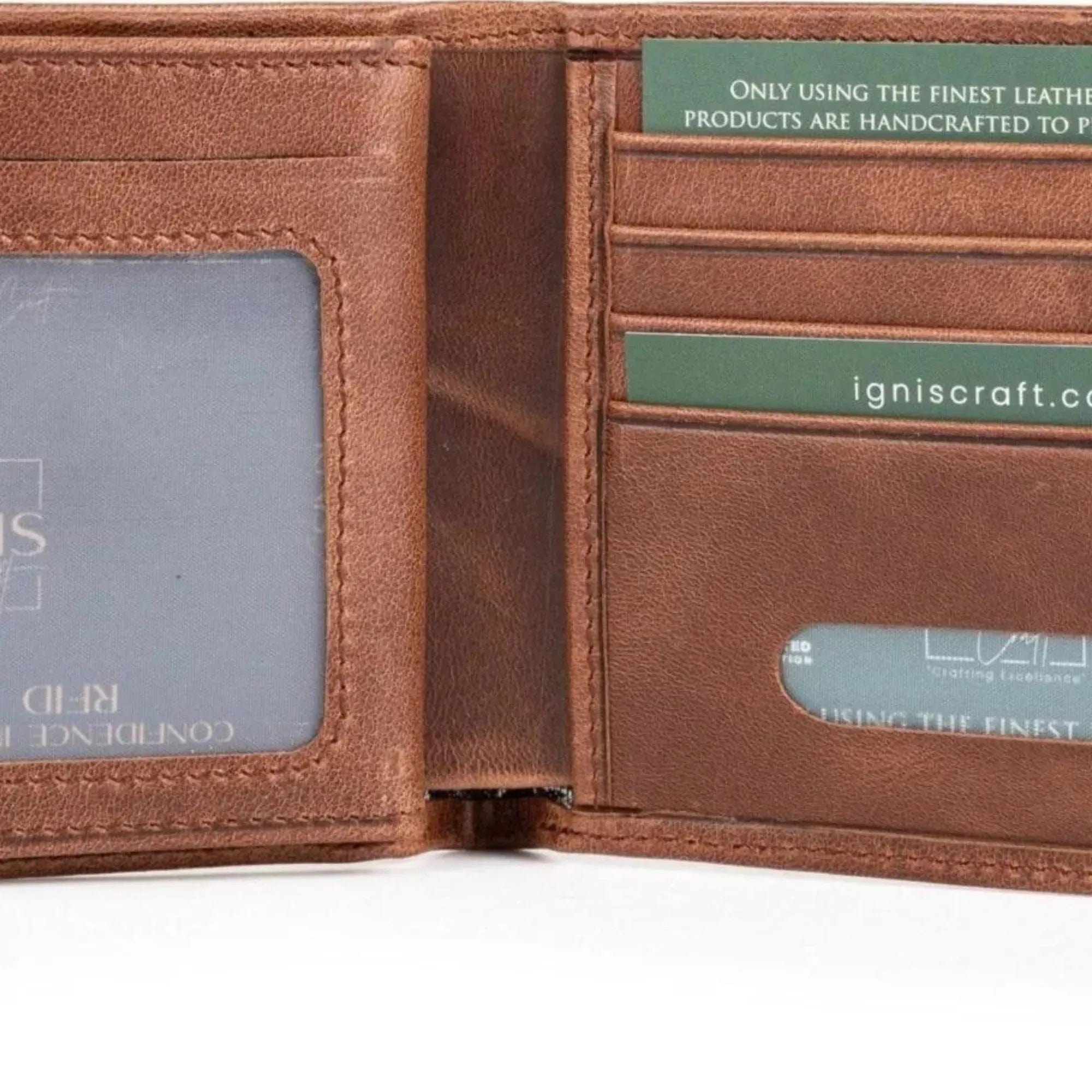 Bifold Leather Wallet | Companion Sardonyx - Ignis Craft