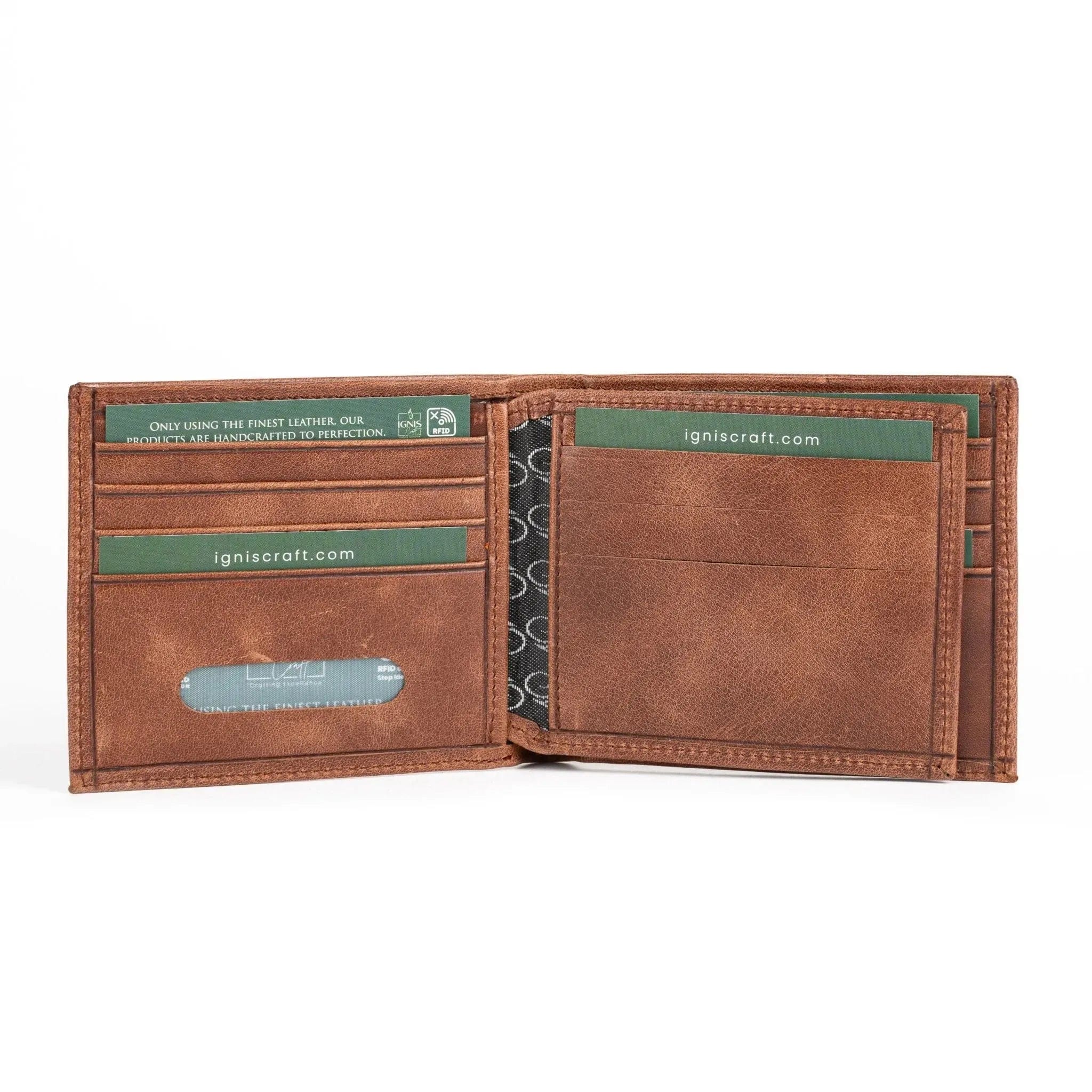 Bifold Leather Wallet | Companion Sardonyx - Ignis Craft