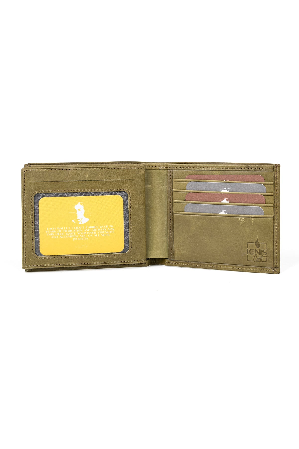 Bifold Leather Wallet | Companion Sphene - Ignis Craft