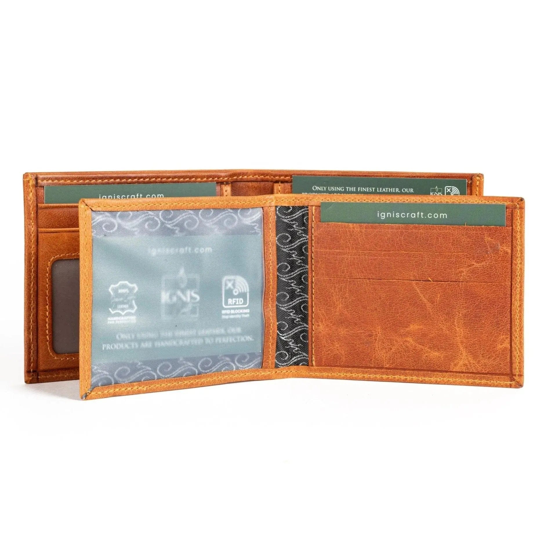 Bifold Leather Wallet | Essential Dynamic Amber - Ignis Craft