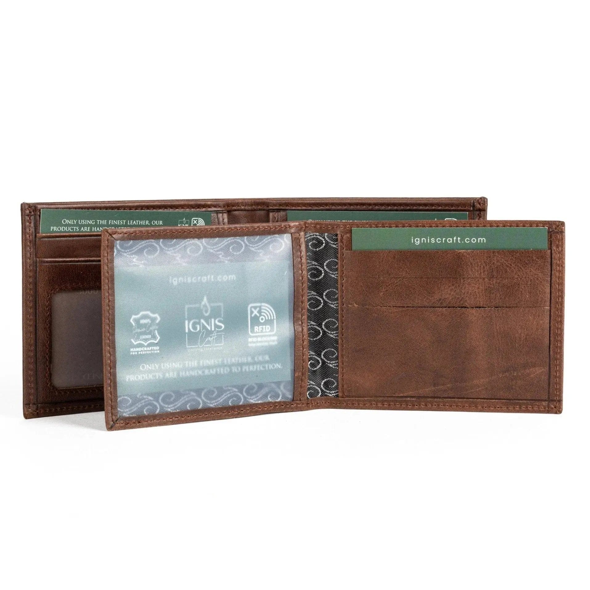 Bifold Leather Wallet | Essential Dynamic Jasper - Ignis Craft