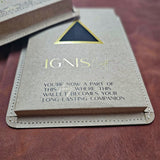 Bifold Leather Wallet | Essential Dynamic Onyx - Ignis Craft