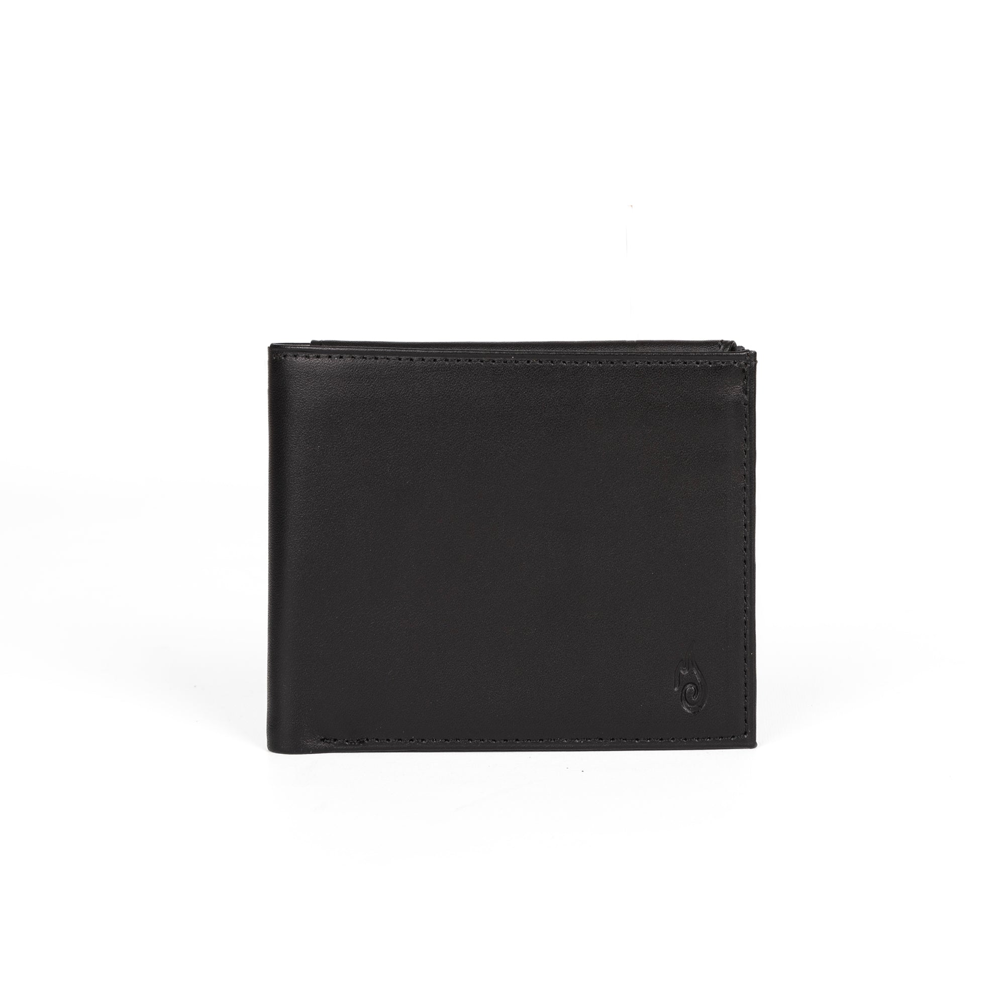 Bifold Leather Wallet | Essential Onyx - Ignis Craft