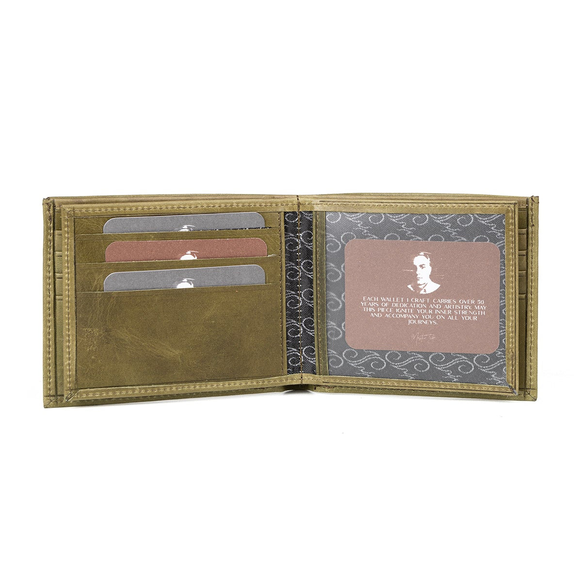 Bifold Leather Wallet | Essential Sphene - Ignis Craft