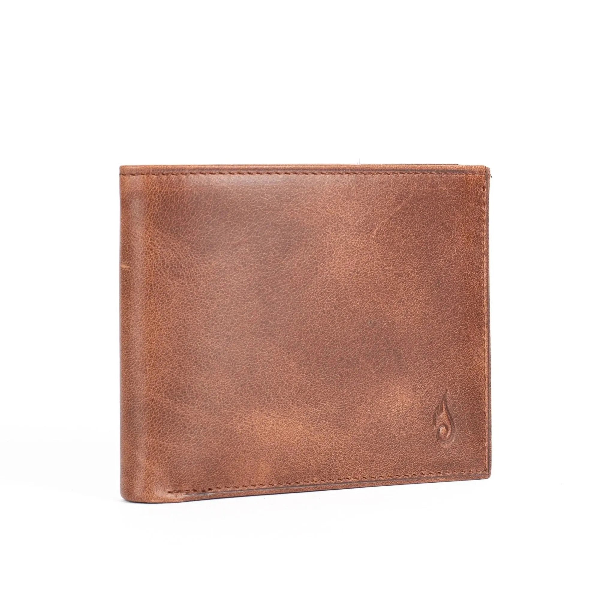 Bifold Leather Wallet | Solo Dynamic Agate - Ignis Craft