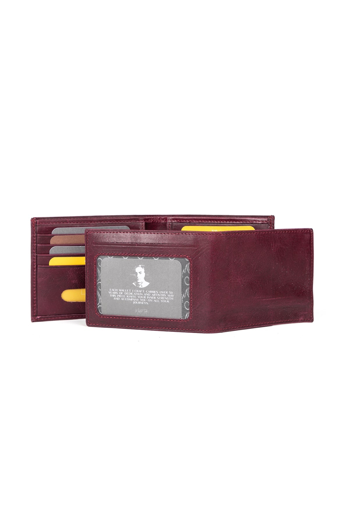 Bifold Leather Wallet | Solo Dynamic Spinel - Ignis Craft