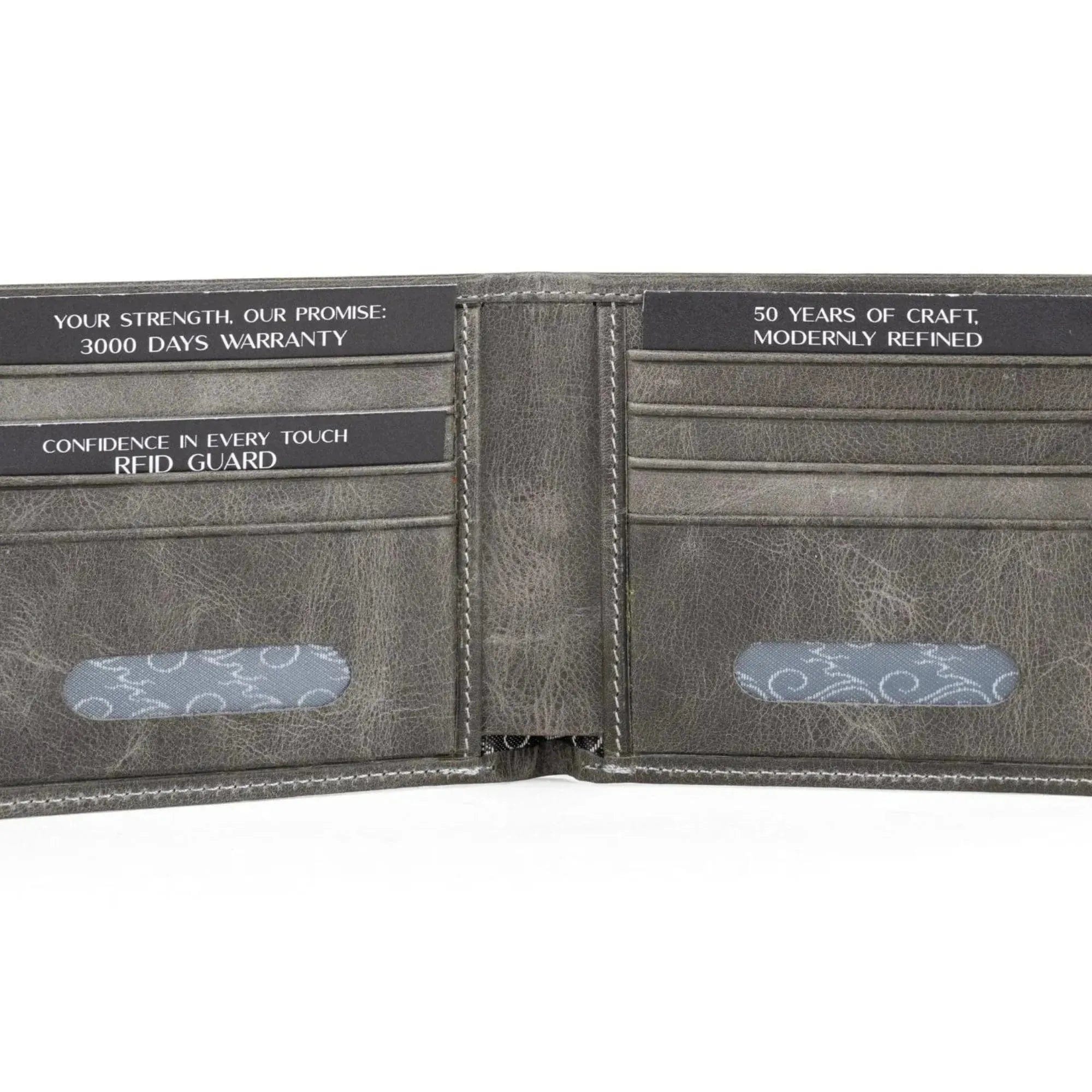 Bifold Leather Wallet | Soloist Basalt - Ignis Craft