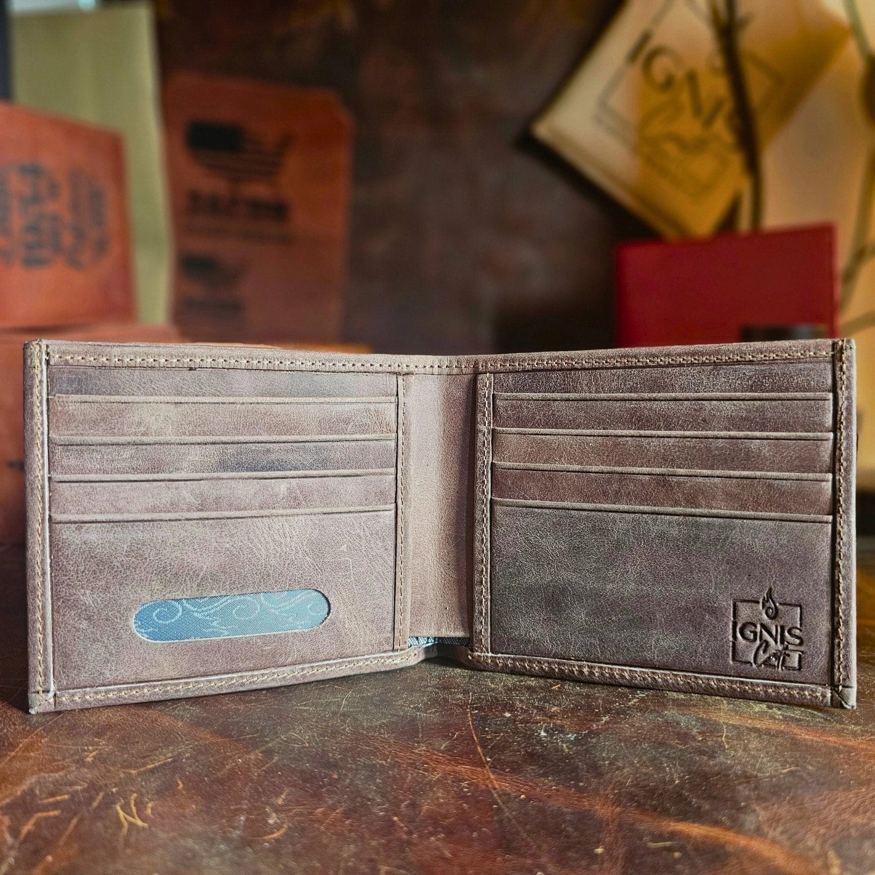 Bifold Leather Wallet | Soloist Dusk - Ignis Craft