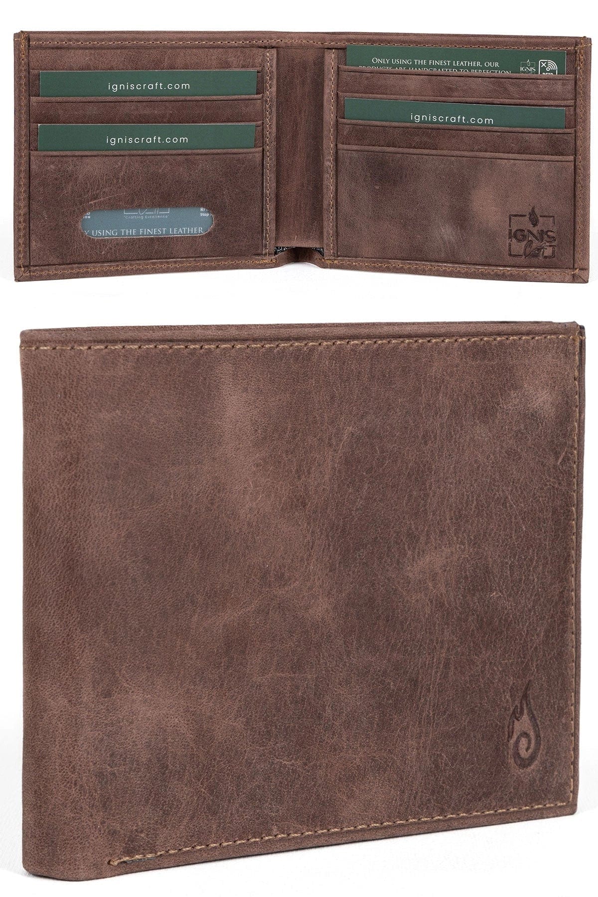 Bifold Leather Wallet | Soloist Dusk - Ignis Craft