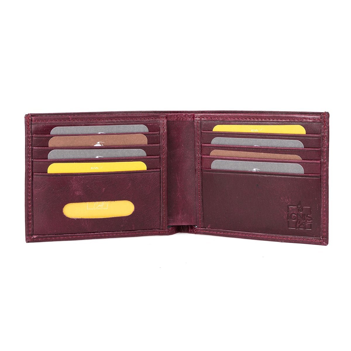 Bifold Leather Wallet | Soloist Spinel - Ignis Craft