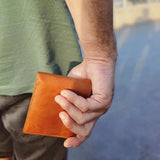 Bifold Leather Wallet | Solstice 4 Amber - Ignis Craft