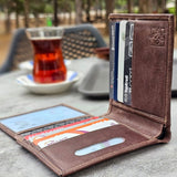 Bifold Leather Wallet | Solstice 4 Dusk - Ignis Craft