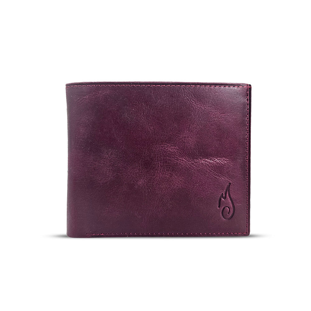 Bifold Leather Wallet | Solstice 4 Spinel - Ignis Craft