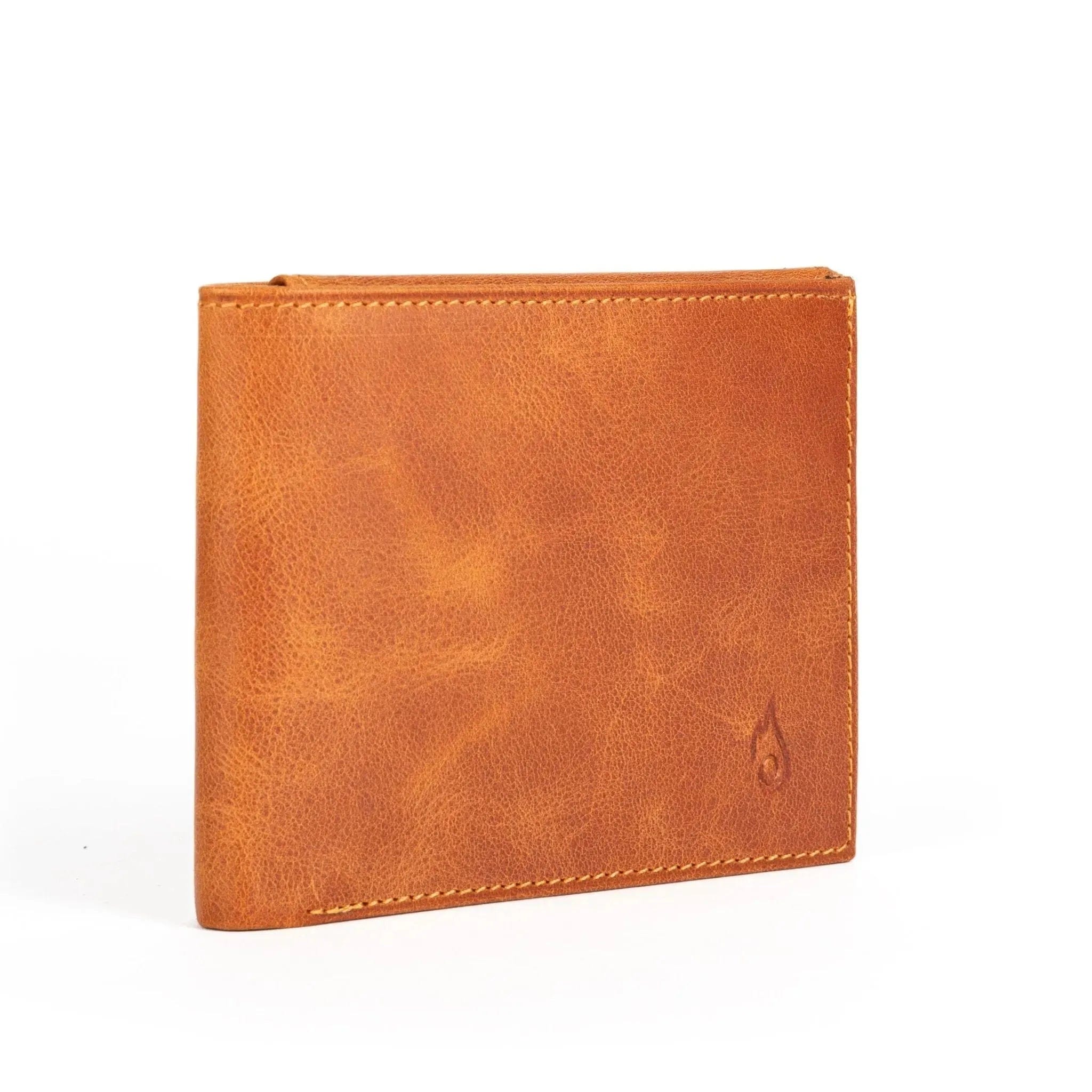 Bifold Leather Wallet | Solstice Amber - Ignis Craft