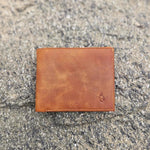 Bifold Leather Wallet | Solstice Amber - Ignis Craft