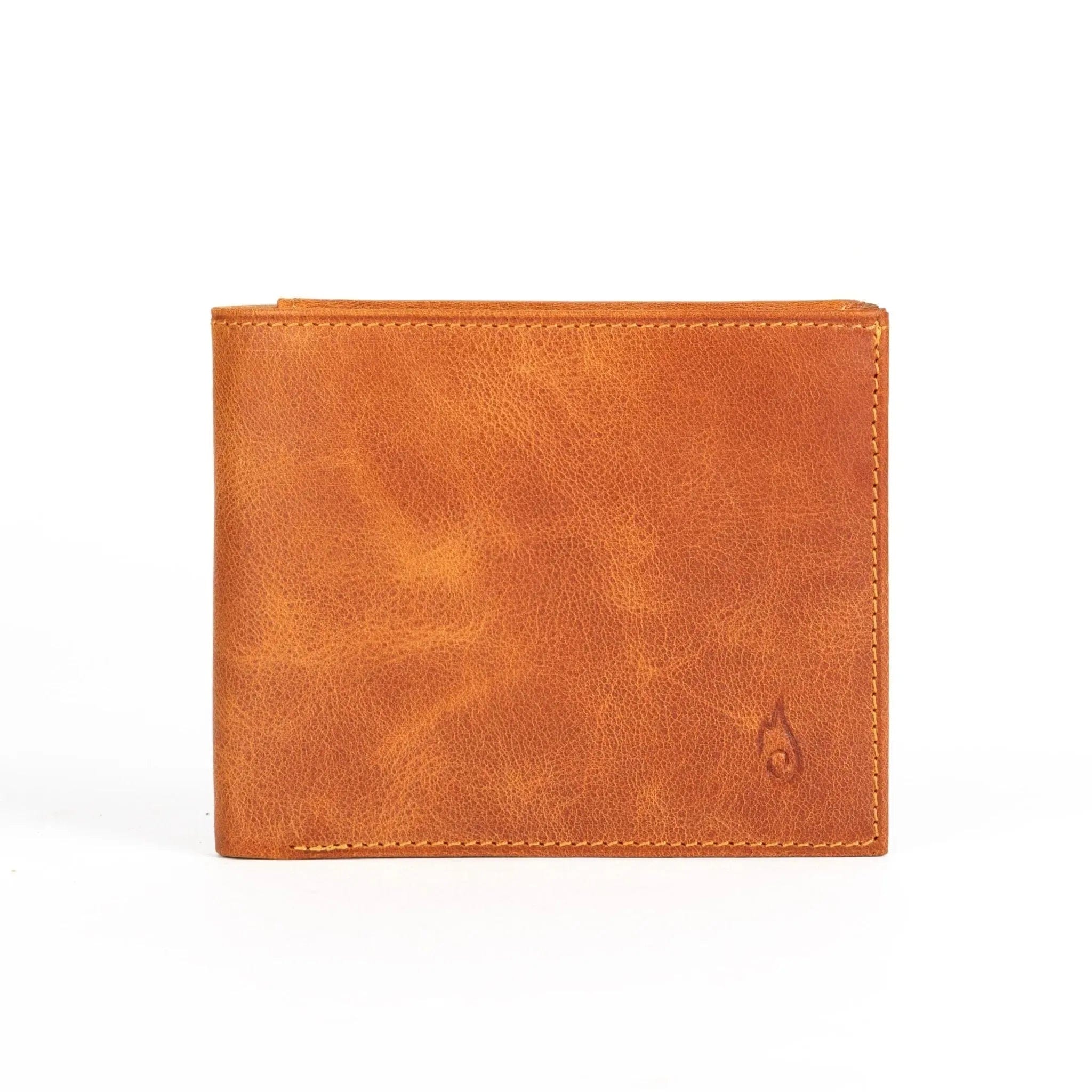 Bifold Leather Wallet | Solstice Amber - Ignis Craft