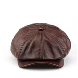 Classic Irish Leather Cap – Timeless Style and Versatile Warmth - Ignis Craft