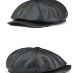 Classic Irish Leather Cap – Timeless Style and Versatile Warmth - Ignis Craft