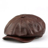 Classic Irish Leather Cap – Timeless Style and Versatile Warmth - Ignis Craft