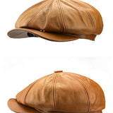 Classic Irish Leather Cap – Timeless Style and Versatile Warmth - Ignis Craft