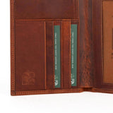 Leather Passport Wallets Mens | Voyager Agate - Ignis Craft