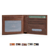 Mens Leather Bifold Wallet | Companion Jasper - Ignis Craft