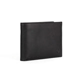 Mens Leather Bifold Wallet | Origin Slim Onyx - Ignis Craft