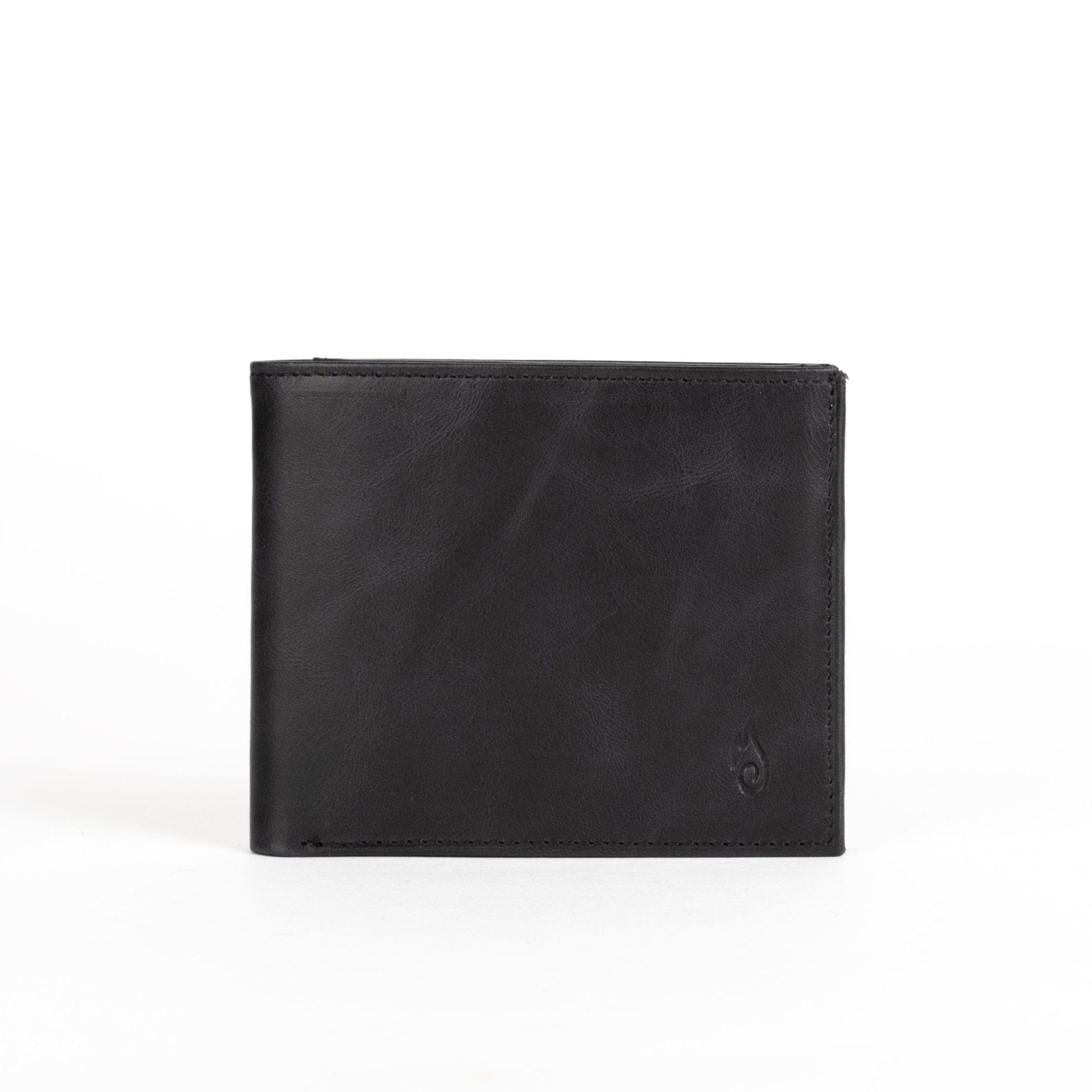 Mens Leather Bifold Wallet | Origin Solstice Onyx - Ignis Craft