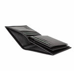 Mens Leather Vertical Bifold Wallet | Capsule Onyx - Ignis Craft