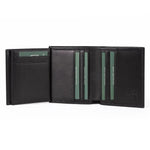 Mens Leather Vertical Bifold Wallet | Multifold Onyx - Ignis Craft