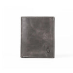 Mens Leather Vertical Bifold Wallet | Pocket Pro Basalt - Ignis Craft