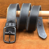 Men's Natural Cowhide Leather Belt – Durable Style with Unique Texture | IGNIS Craft - Ignis Craft