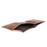 Mens Trifold Leather Wallet | Apex Agate - Ignis Craft