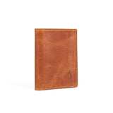 Mens Trifold Leather Wallet | Apex Amber - Ignis Craft