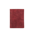 Mens Trifold Leather Wallet | Apex Garnet - Ignis Craft