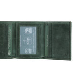 Mens Trifold Leather Wallet | Apex Jade - Ignis Craft