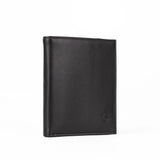 Mens Vertical Bifold Slim Card Wallet | Slimline Onyx - Ignis Craft