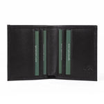 Mens Vertical Bifold Slim Card Wallet | Slimline Onyx - Ignis Craft