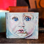 Painted Portraits | Custom Mens Card Holder - Ignis Craft