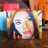 Painted Portraits | Custom Mens Card Holder - Ignis Craft