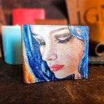 Painted Portraits | Custom Mens Card Holder - Ignis Craft