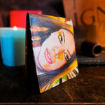 Painted Portraits | Custom Mens Card Holder - Ignis Craft