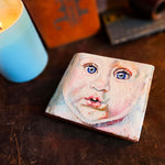 Painted Portraits | Custom Mens Card Holder - Ignis Craft