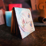 Painted Portraits | Custom Mens Card Holder - Ignis Craft