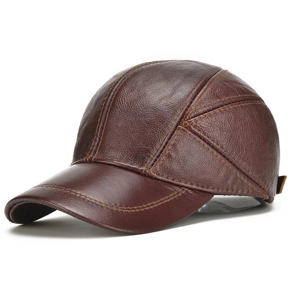 Timeless Genuine Leather Cap – Crafted for Comfort and Style - Ignis Craft