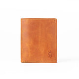 Vertical Bifold Leather Wallet | Capsule Amber - Ignis Craft