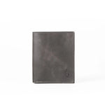 Vertical Bifold Leather Wallet | Capsule Basalt - Ignis Craft