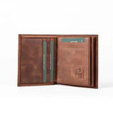 Vertical Bifold Leather Wallet | Capsule Jasper - Ignis Craft