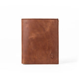 Vertical Bifold Leather Wallet | Multifold Jasper - Ignis Craft